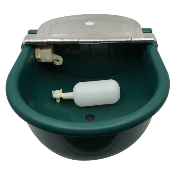 Horse Water Trough Plastic Automatic Float Drinking Bowl With Drain Hole - Image 5
