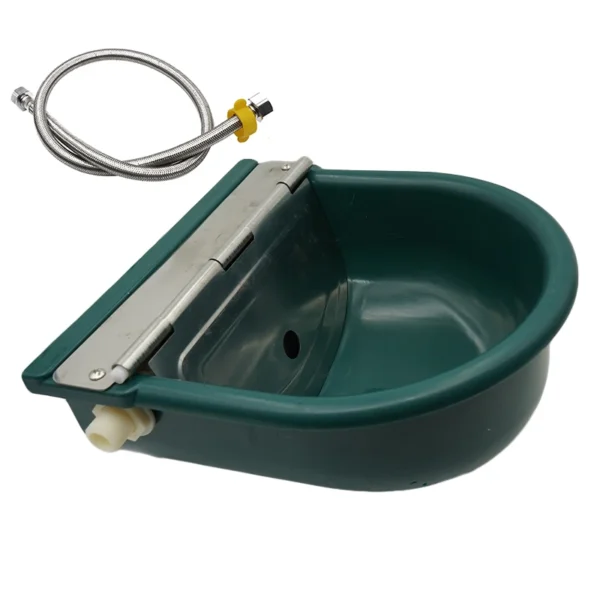 Horse Water Trough Plastic Automatic Float Drinking Bowl With Drain Hole - Image 2