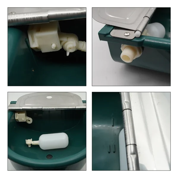 Horse Water Trough Plastic Automatic Float Drinking Bowl With Drain Hole - Image 4