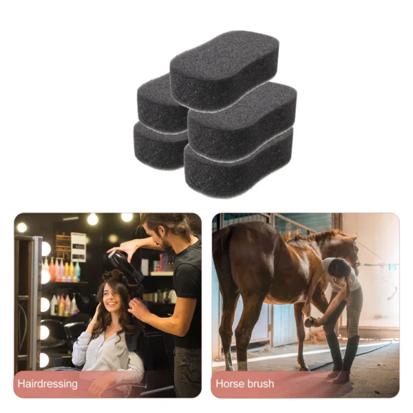 Horse Grooming Kit: 5 Pcs Sponge Bathing Tools - Image 4