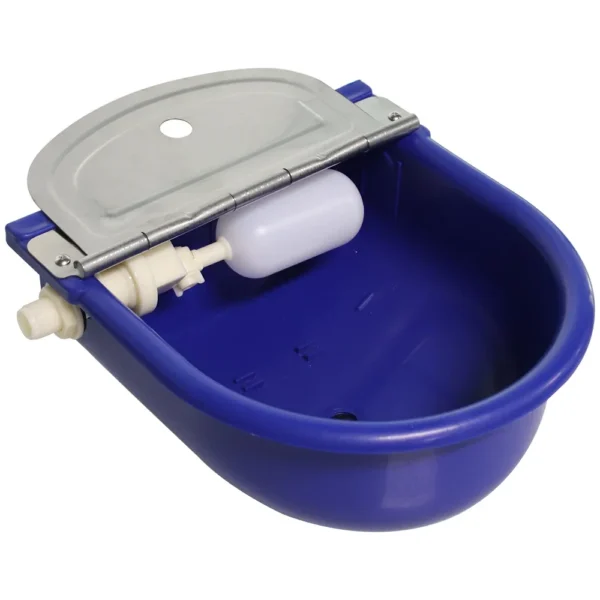 Dark Blue Automatic Waterer for Dogs, Cattle, Pigs, and Livestock