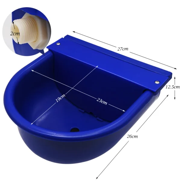 Horse Water Trough Automatic Bowl With Float Valve For Livestock - Image 6