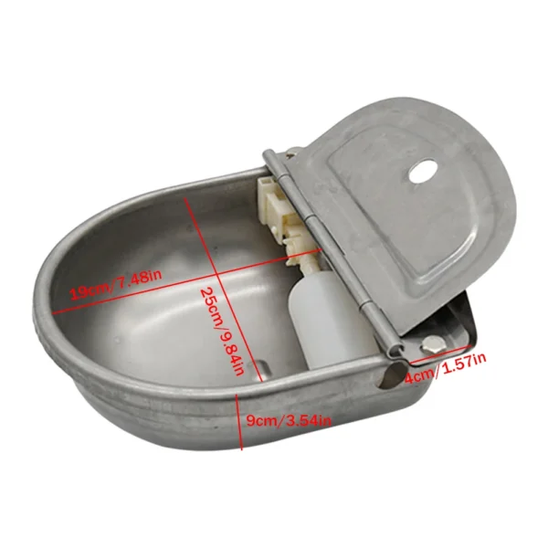 Horse Water Trough: Stainless Steel Automatic Bowl. - Image 6