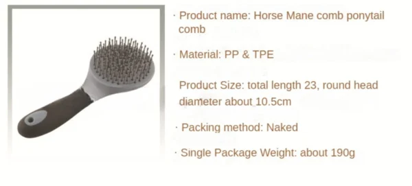 Horse Grooming Kit: Mane & Tail Brush - Image 5