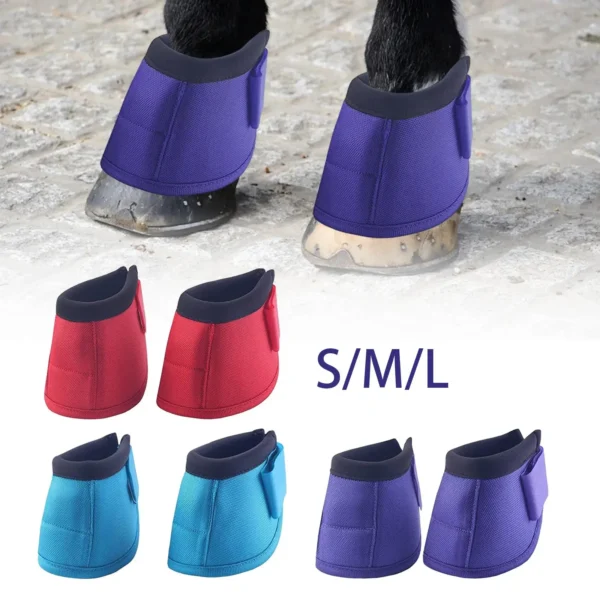 Horse Bell Boots and Horse Grooming Kit for Equestrian Care - Image 3