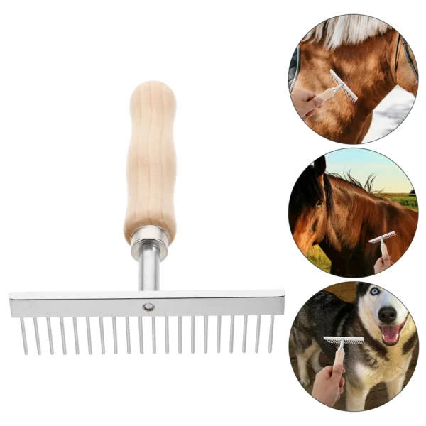 Equestrian Cleaning Brush Horse Grooming Kit for Dogs and Horses - Image 4
