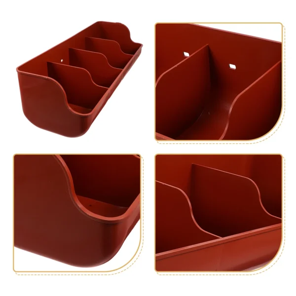 Horse Water Trough Multi-Slots Feeder Bucket For Pets, Goats - Image 3