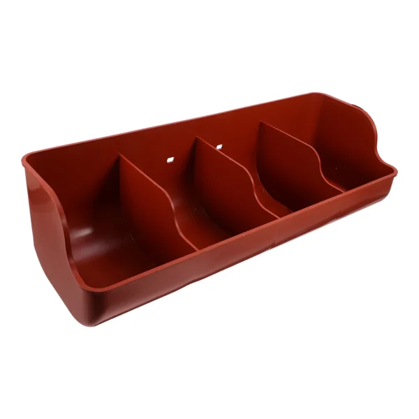 Horse Water Trough Multi-Slots Feeder Bucket For Pets, Goats