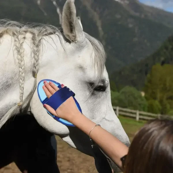 Horse Grooming Kit: Flexible and Bendable Cleaning Brush for Horse Care. - Image 6