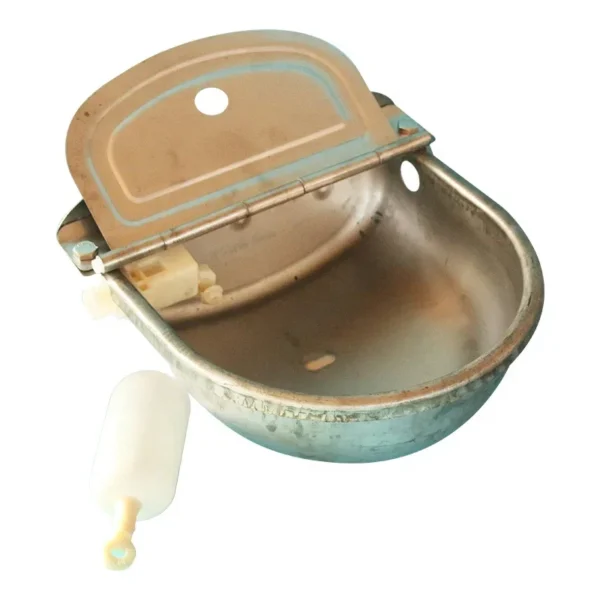 Horse Water Trough Stainless Steel Automatic Durable Cattle Drinker Bowl - Image 5
