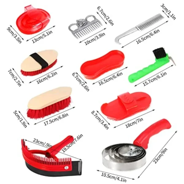 Horse Grooming Kit: Cleaning Tool Set - Image 4