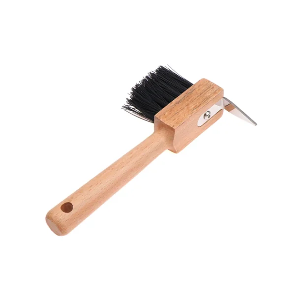 Horse Grooming Kit: Rubber Hoof Pick Brush with Soft Handle. - Image 4