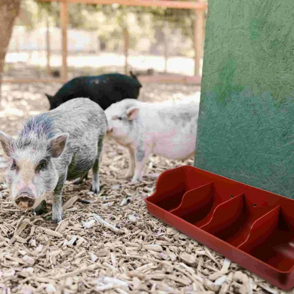 Horse Water Trough Multi-Slots Feeder Bucket For Pets, Goats - Image 2