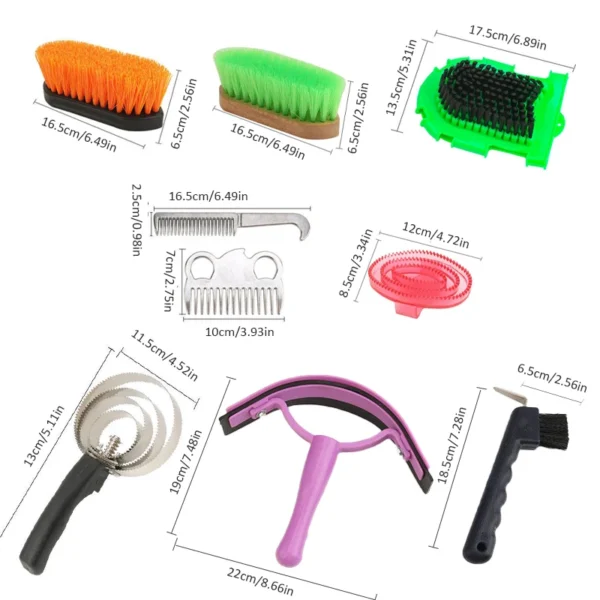 Horse Grooming Kit: 8pcs Set. - Image 7