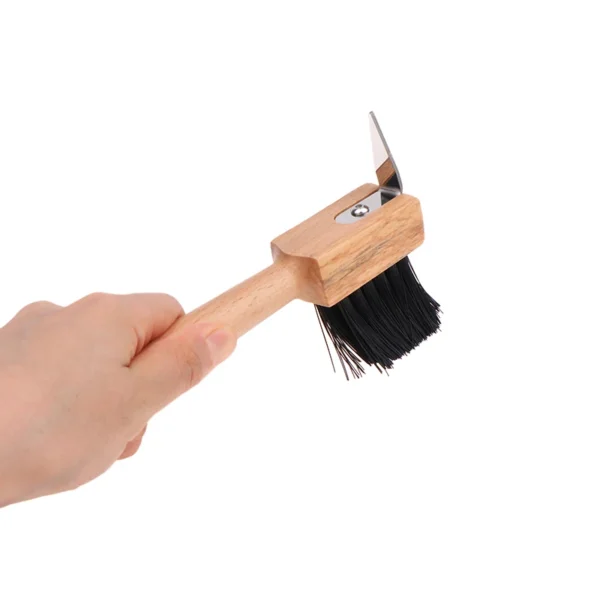 Horse Grooming Kit: Rubber Hoof Pick Brush with Soft Handle. - Image 5