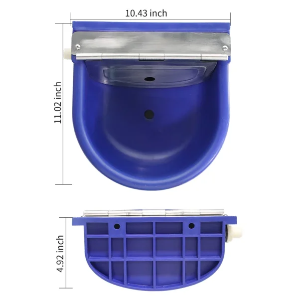 Dark Blue Automatic Waterer for Dogs, Cattle, Pigs, and Livestock - Image 3