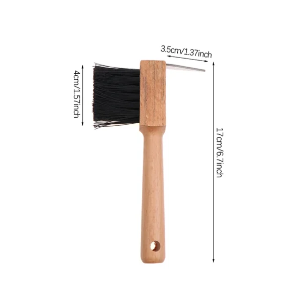 Horse Grooming Kit: Rubber Hoof Pick Brush with Soft Handle. - Image 6