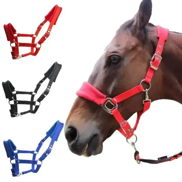 Soft Padded Horse Bridle Headstall Head Collar - Image 3