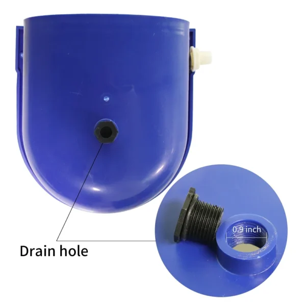 Dark Blue Automatic Waterer for Dogs, Cattle, Pigs, and Livestock - Image 5