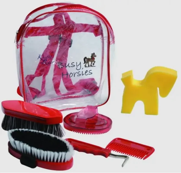 Horse Grooming Kit: Colorful Brush Cleaning Tool