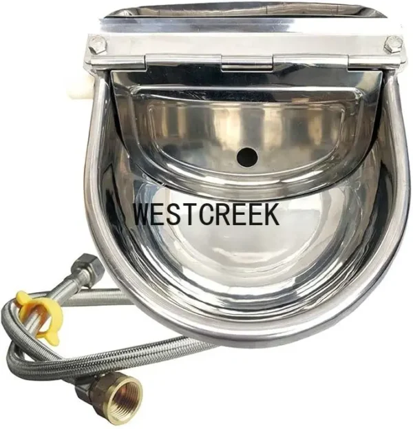 Automatic Stainless Steel Water Bowl With Float Valve For Cattle, Sheep, Horse